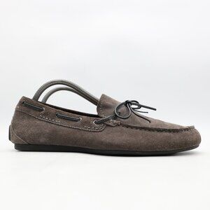Coach Jasper Men’s Size 8 D Slip-On Gray Suede Loafers Comfort Shoes